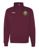 Annapolis HS JROTC Maroon Quarter Zip Sweatshirt