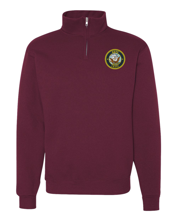 Annapolis HS JROTC Maroon Quarter Zip Sweatshirt