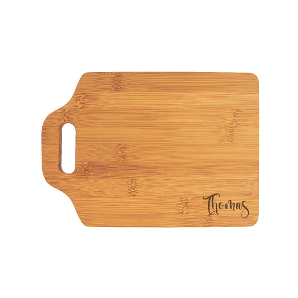 CHIC MONOGRAM CUTTING BOARD - Script Name