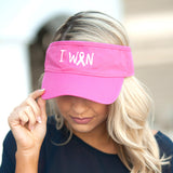 Soft Cotton Visor in Fun Colors