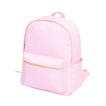 Pink Charlie backpack with front zipper pocket