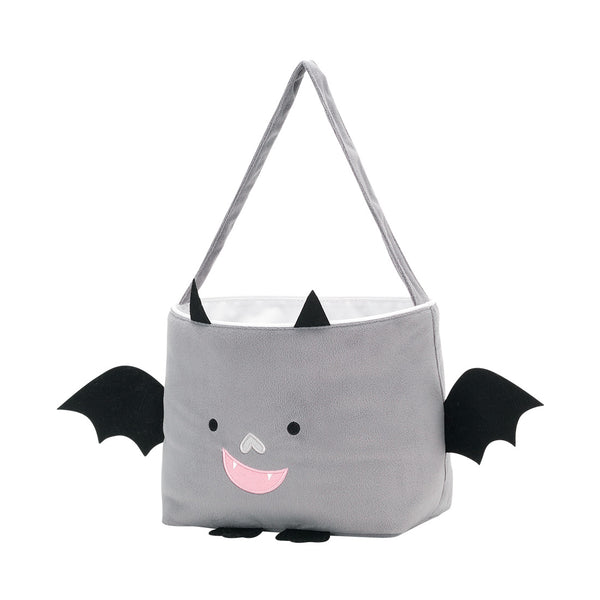 Plush Halloween Trick or Treat Bat Character Basket