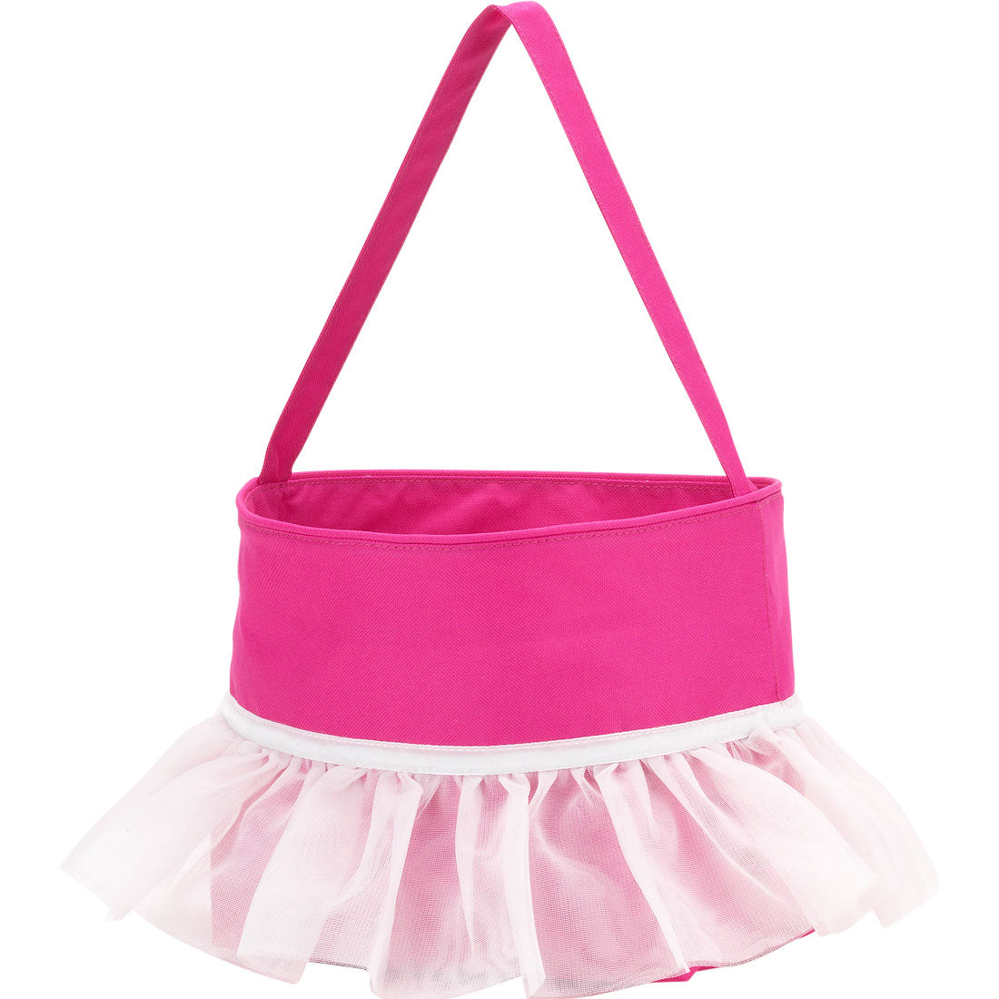 Plush Tutu Easter Basket in Hot Pink or Powder Blue