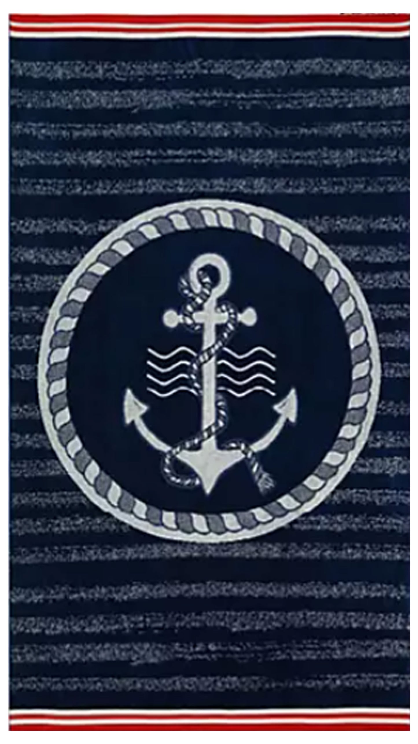 Oversized 40 x 72 in. Cotton Plush Beach Towel