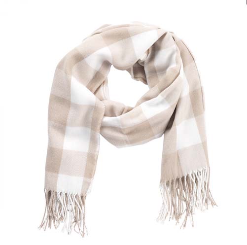 Plaid or Buffalo Checked Adaline Scarf