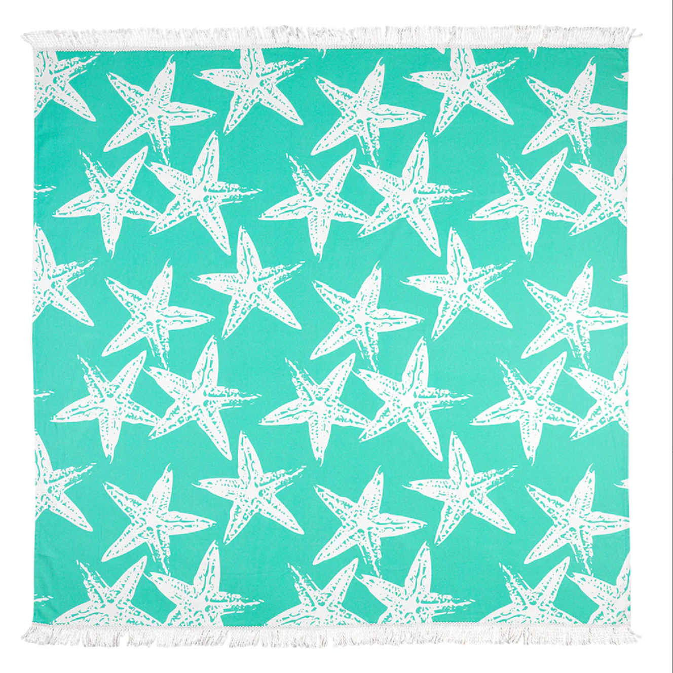 Personalized Oversized Beach Blanket - 100% Cotton, 60x60 inches