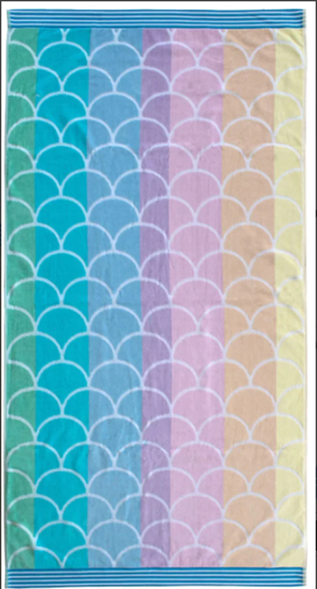 Kids 30 x 60 in. Patterned Beach Towels