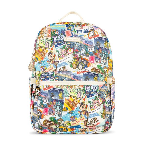 Tokidoki x JuJuBe  Kawaii Round the World in Midi Backpack