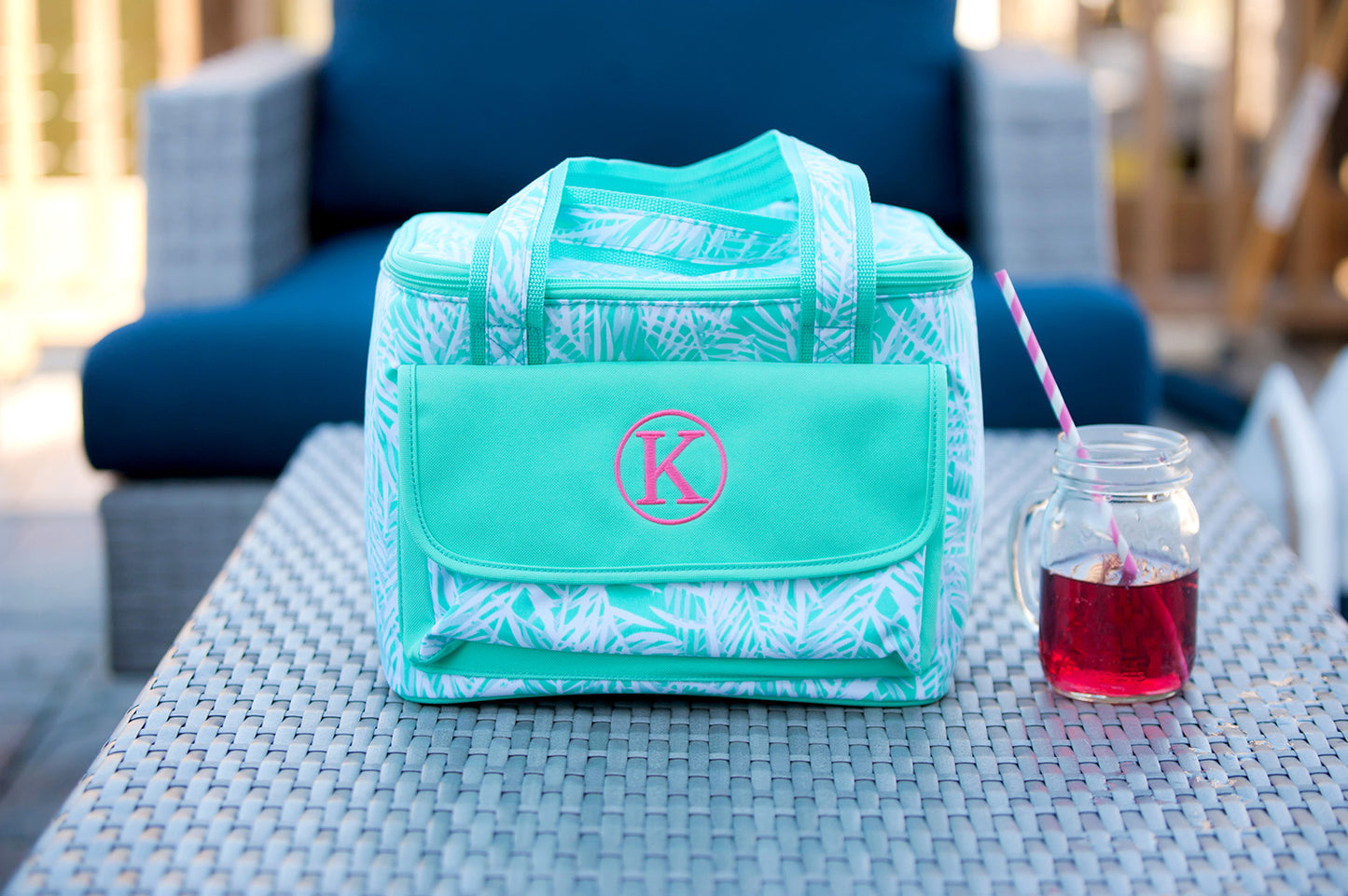Poolside Palm Cooler Bag