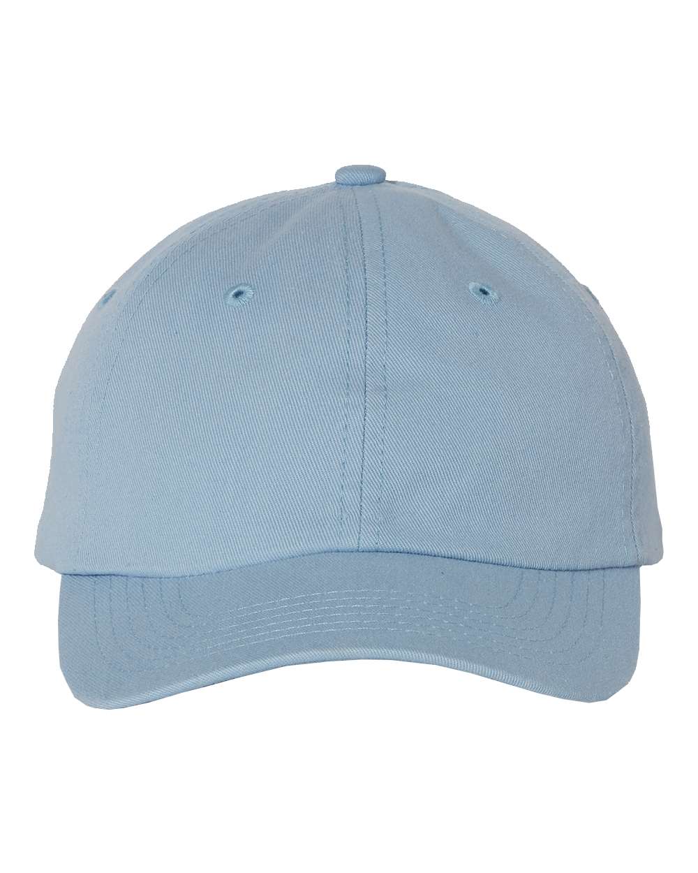 Valucap Small Fit Bio-Washed Dad Cap in Baby Blue