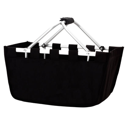 Black market basket with folding handles