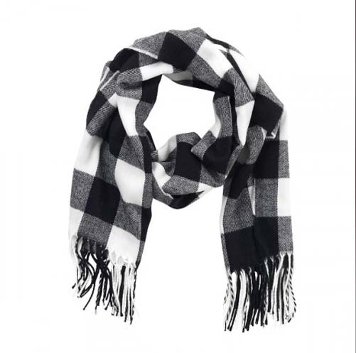 Plaid or Buffalo Checked Adaline Scarf