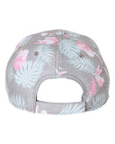 Sportsman - Tropical Print Cap in Grey-Pink