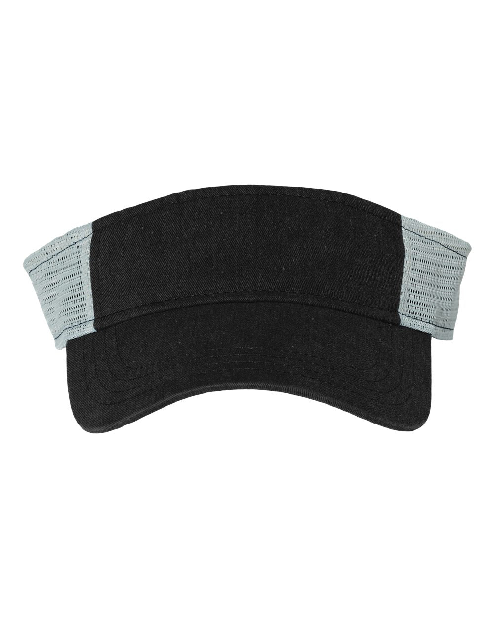 Sportsman Pigment-Dyed Trucker Visor in Black-Stone