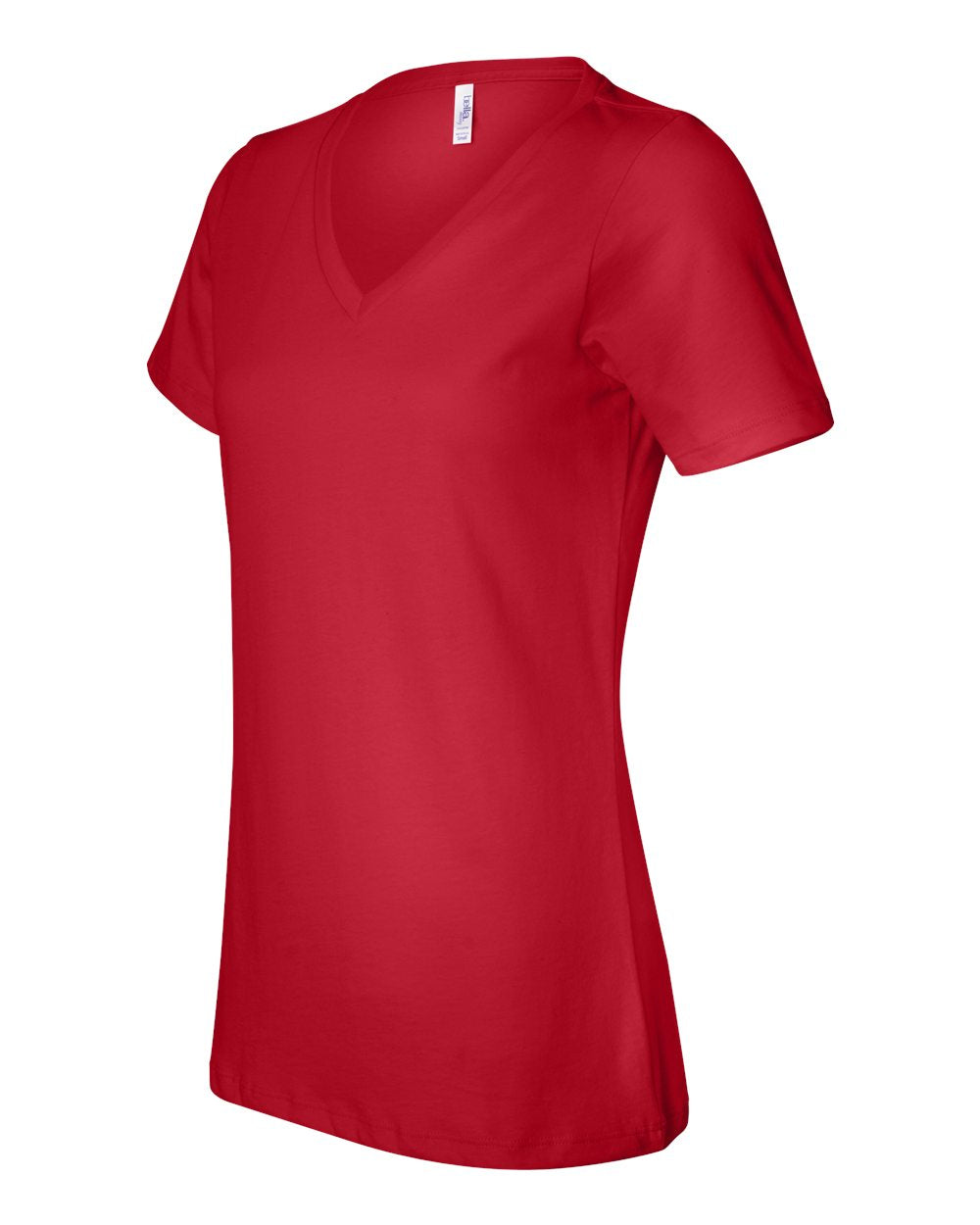 BELLA + CANVAS Women's Relaxed Jersey Short Sleeve T-Shirt in Red